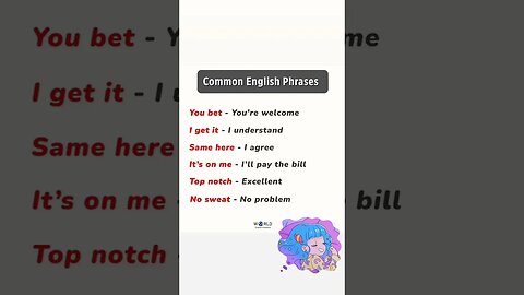 COMMON ENGLISH PHRASE CHAPTER 1 - HOW TO SPEAK TO WESTERN