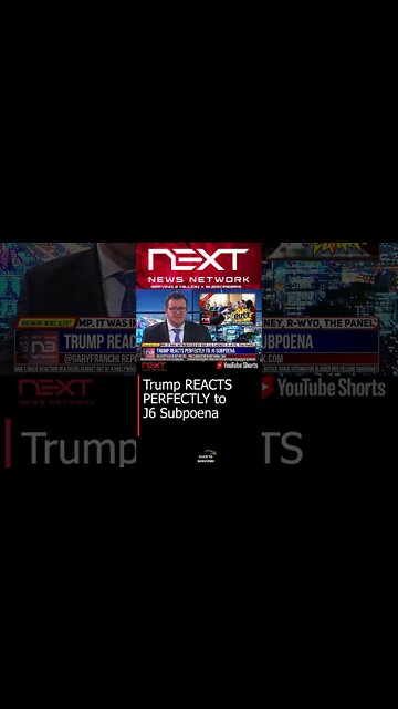 Trump REACTS PERFECTLY to J6 Subpoena #shorts
