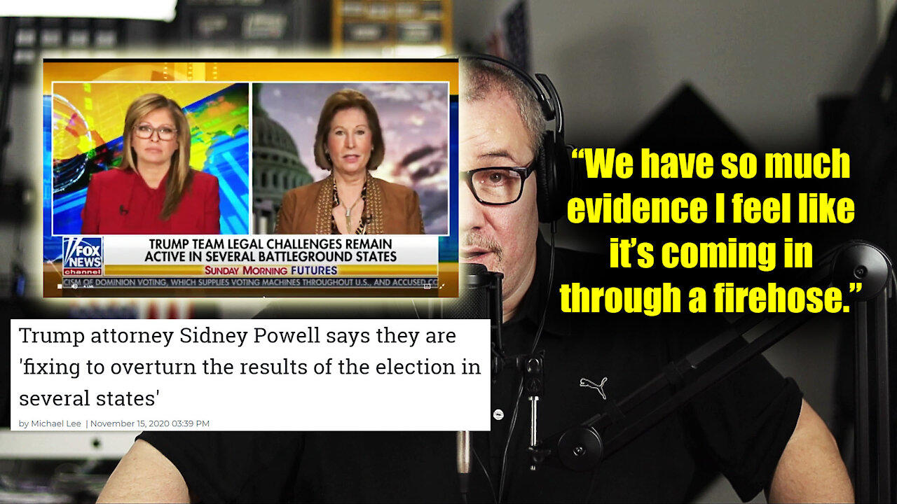 Trump attorney Sidney Powell fixing to overturn results in several states