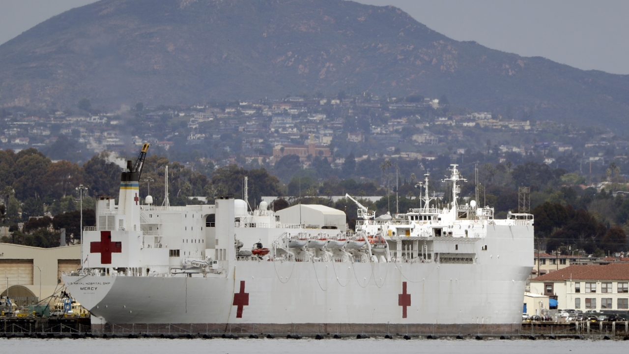 Navy Hospital Ships Won't Be Ready To Respond To Coronavirus For Weeks