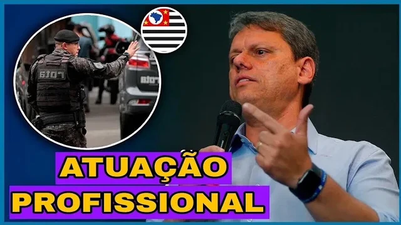 Governador Tarcísio confirma 8 óbitos e diz que operação vai continuar