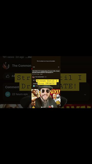 Stream Until I DROP W/ Special Guests @CultureCasino @Loftipixels @ComixDivision