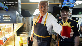 Donald Trump at McDonald's