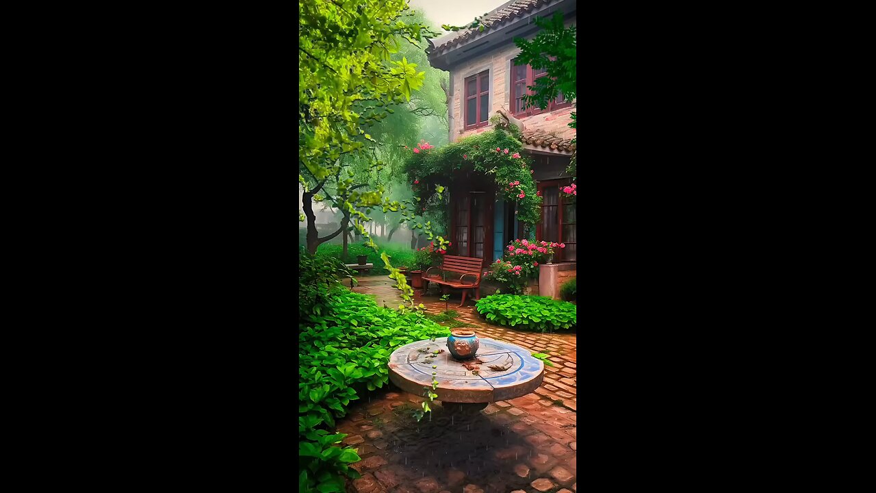 Peaceful Rainfall Ambience: Nature's Calming Melody