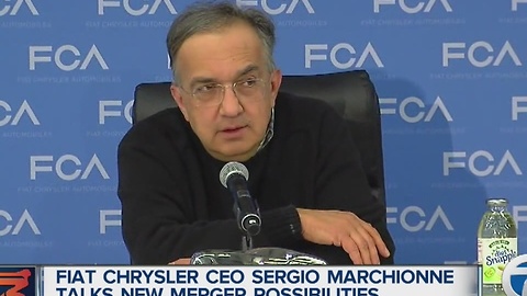 Fiat Chrysler CEO Sergio Marchionne talks new merger possibilities