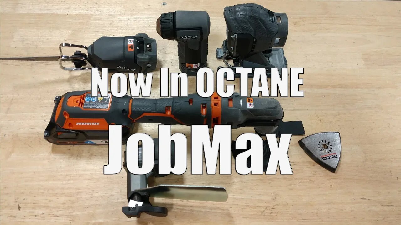 Jack of All Trades? RIDGID OCTANE JobMax 18-Volt Multitool - Tool Free Head Jigsaw Metal Sheer Drill