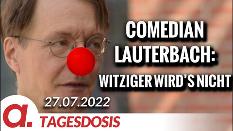 Comedian Lauterbach: Witziger wird’s nicht mehr | Von Tom J. Wellbrock