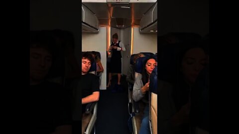 flight attendant overheated on a flight