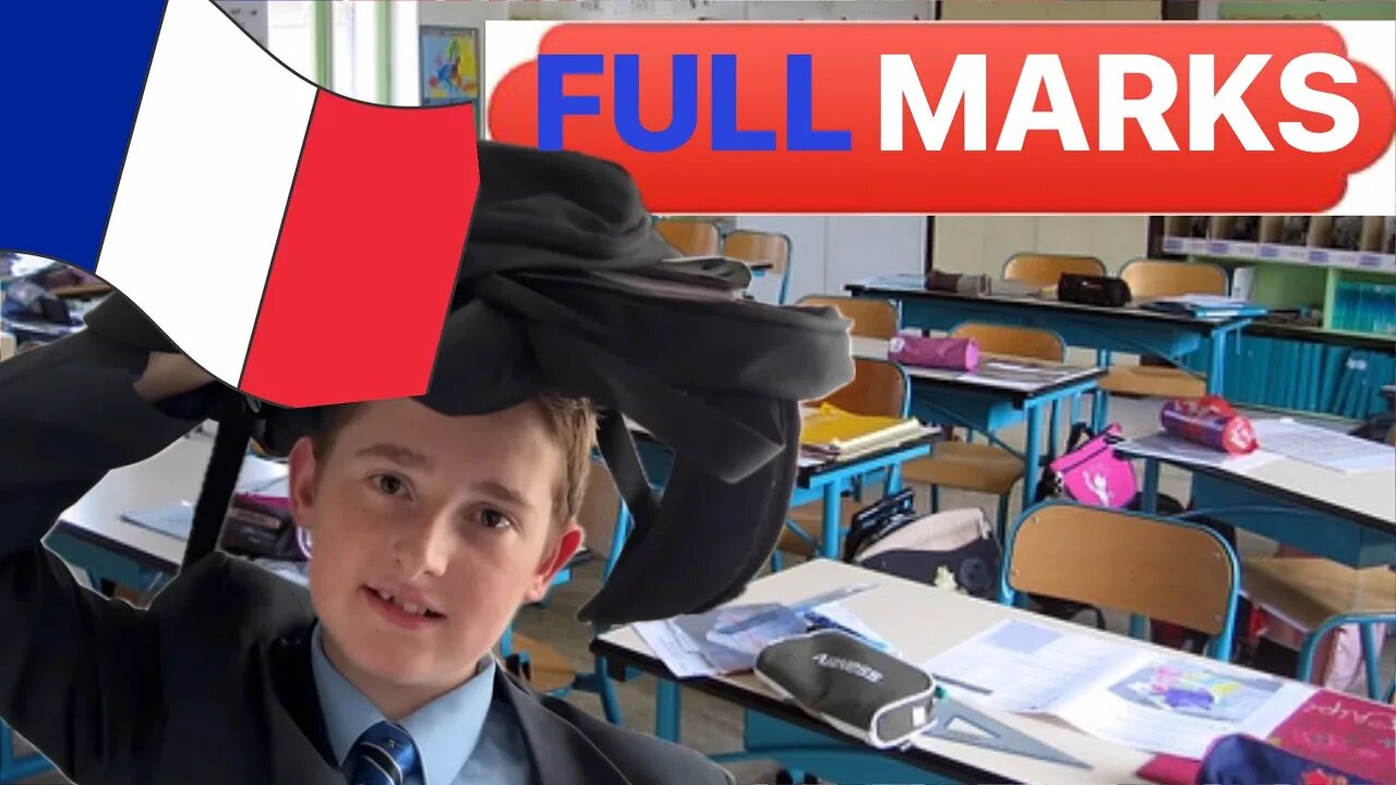 I got full marks on my french test! - Day In The Life