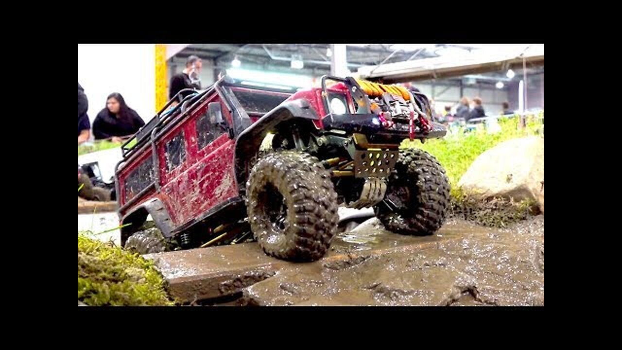 Awesome RC scaler & crawler I RC crawler truck team KTM I extreme muddy conditions l intermodallbau