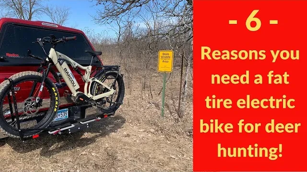 6 Reasons you need a fat tire ebike for deer hunting