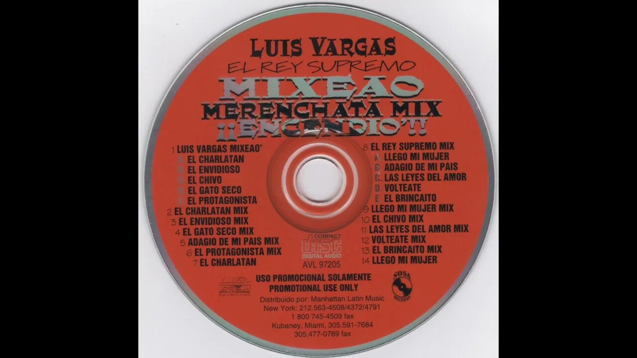 Luis Vargas - El Gato Seco (DJ Tommy Boy Remix) (1997)