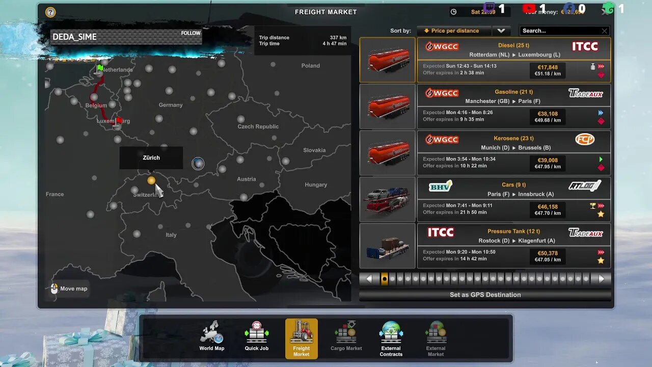 Euro Truck Simulator 2 Live Europe Tour