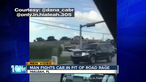 Man atacks car in Florida road rage incident