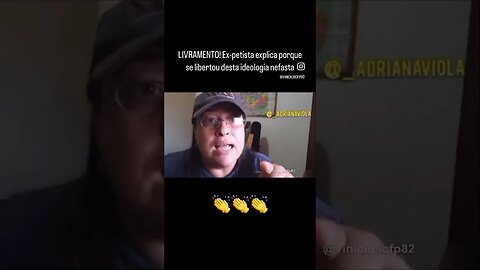 LIVRAMENTO! Ex-petista explica porque se libertou desta ideologia nefasta