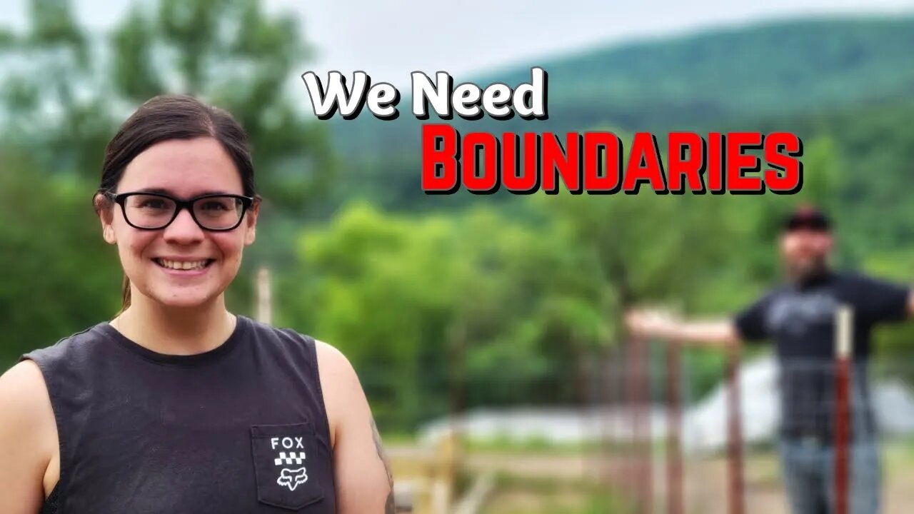 Creating Boundaries | Couple Builds Tiny House In The Woods