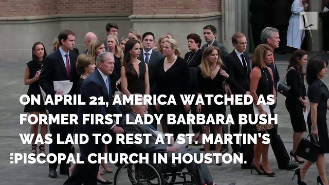 After Barbara Bush’s Funeral, Secret Service Spotted by Coffin. Then Photographer Realizes