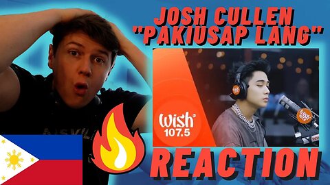 🇵🇭Josh Cullen performs "Pakiusap Lang" LIVE on Wish 107.5 Bus - IRISH REACTION