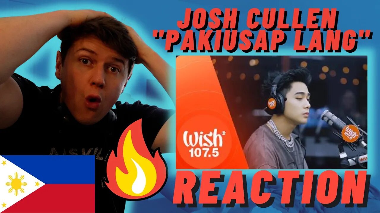 🇵🇭Josh Cullen performs "Pakiusap Lang" LIVE on Wish 107.5 Bus - IRISH REACTION