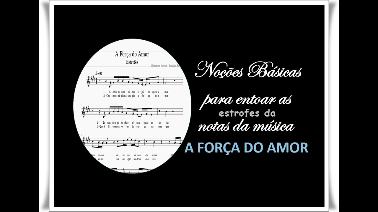 Análise da estrofes - A Força Do Amor