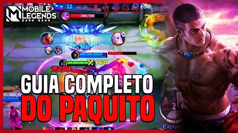 [ATUALIZADO] Como Jogar de PAQUITO | Combos, Build e Gameplay | MLBB