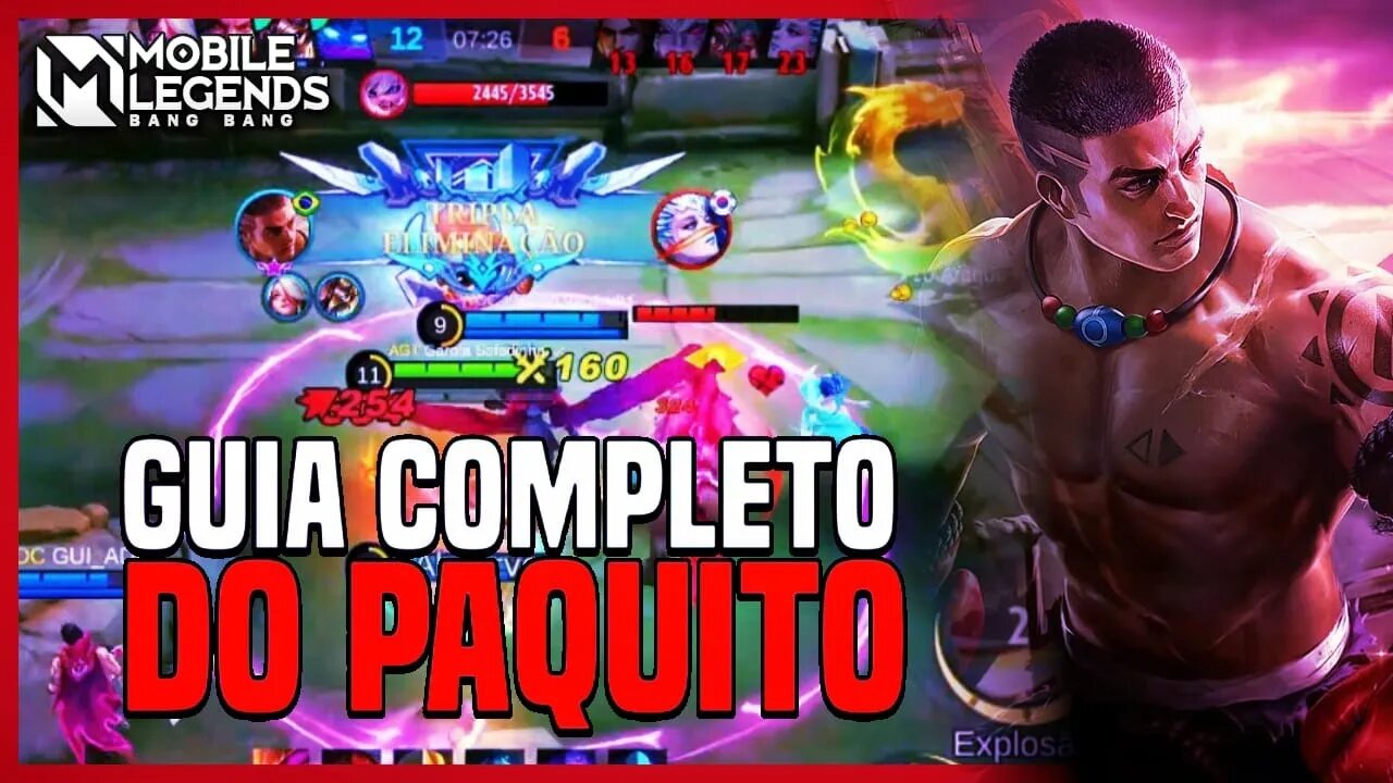 [ATUALIZADO] Como Jogar de PAQUITO | Combos, Build e Gameplay | MLBB