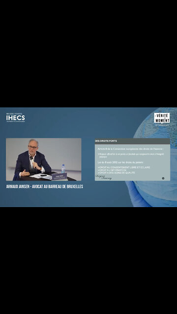 Conférence Ihecs : Capsule1 : Légalité du confinement