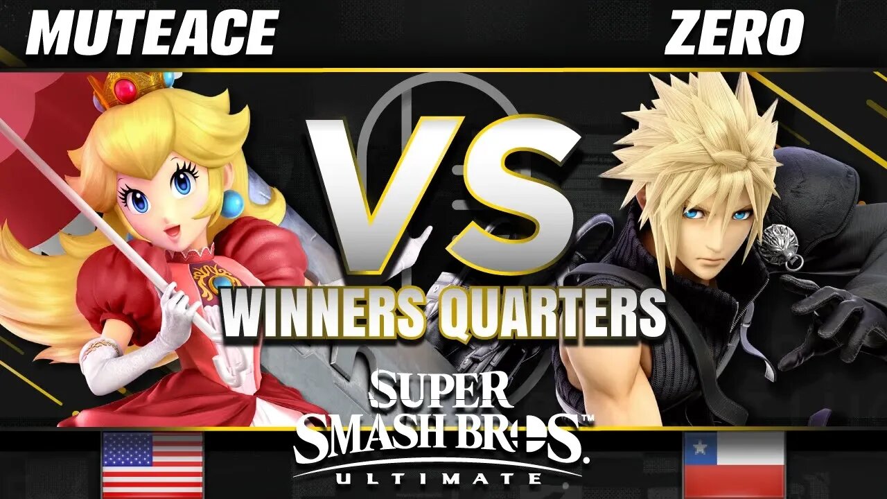 MuteAce (Peach) vs Tempo | ZeRo (Cloud/Diddy Kong) - Ultimate Winners Quarters - SC United