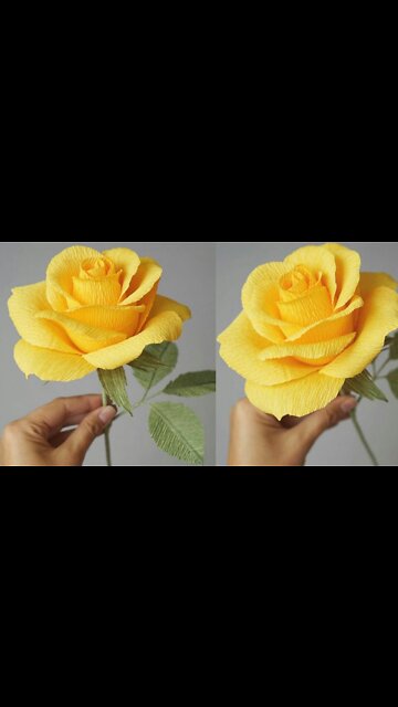 Beautiful Paper Flower Making | Paper Crafts For School | Home Decor | Paper Craft | DIY | Crafts/Satisfying oddly
