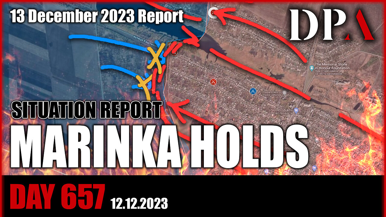 MARINKA IS FALLING (finally)!!! 5 x major Russia Offensive Ops in full flow - Ukraine SITREP D657