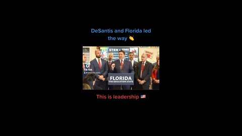 Ron DeSantis is a leader