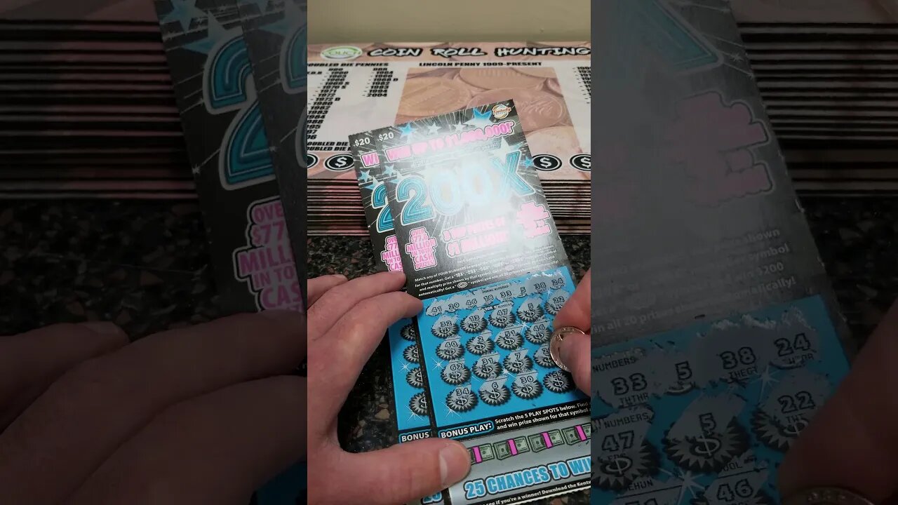 WINNING BACK TO BACK Scratch Off Lottery Tickets from Kentucky!