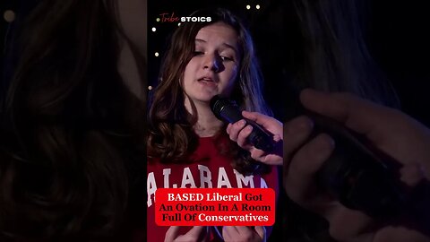 Based Liberal Female Student Got An Ovation In A Room Full Of Conservatives #truth #debate