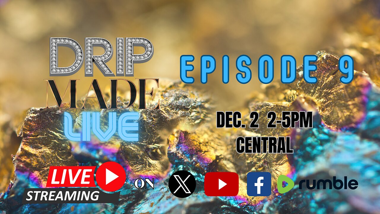 DRIP MADE LIVE - Episode 9 | Live Jewelry Making & Answering Questions!