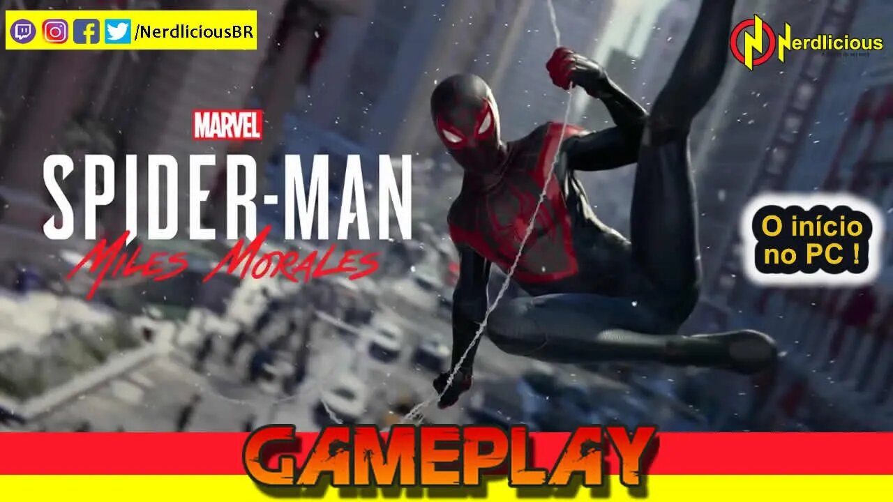 🎮 GAMEPLAY! Analisamos a versão de PC de MARVEL`S SPIDER-MAN: MILES MORALES! Confira a Gameplay!