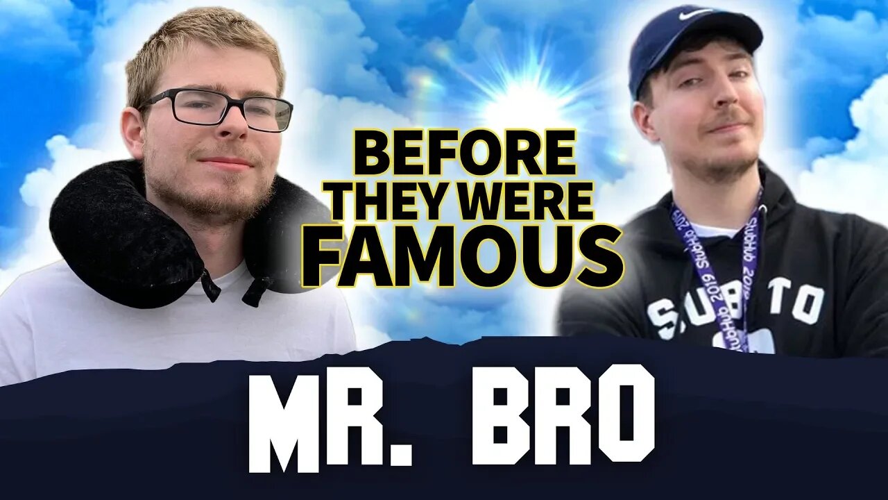 Mr Bro | Mr Beast's Brother CJ | Before They Were Famous | 1.5 Million Subs in 5 Days