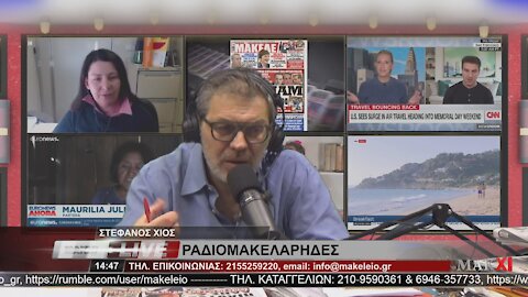 ΘΑΝΑΣΗΣ ΚΑΤΕΡΙΝΟΠΟΥΛΟΣ ΓΙΑ ΓΛΥΚΑ ΝΕΡΑ - ΡΑΔΙΟΜΑΚΕΛΑΡΗΔΕΣ 18-06-2021 | makeleio.gr