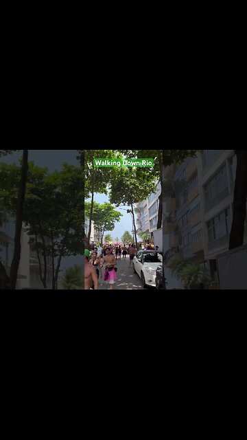 Walking Down A Rio Carnival Block Party #shorts