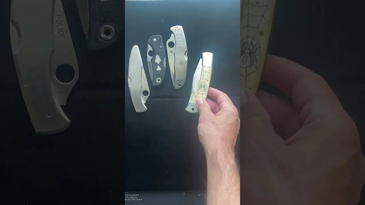 Which knife would SpiderMan carry? #EDC #pocketknives #Spyderco #folders