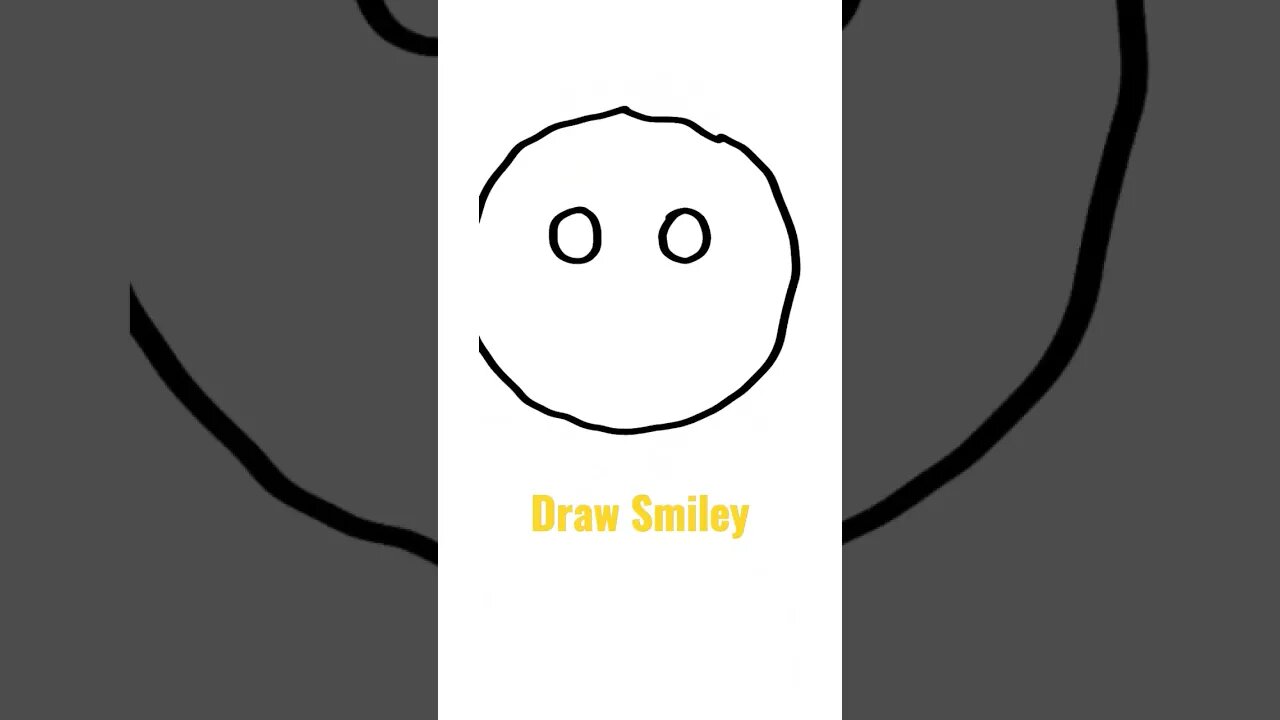 Draw Smiley Emoticon #drawing #draw #art