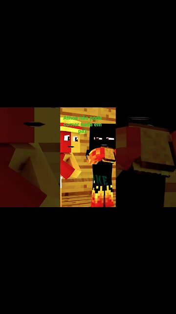 MINECRAFT: ATHOS LASCANDO O LANCHE NA BOCA DO GELÉIA! #shorts