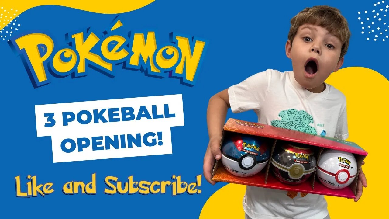 @RealPokeMONSTER Opens 3 Pokemon Pokeballs! What's inside these? #pokemon #pokeball