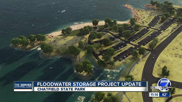 Changes at Chatfield State Park during work on Reallocation Project