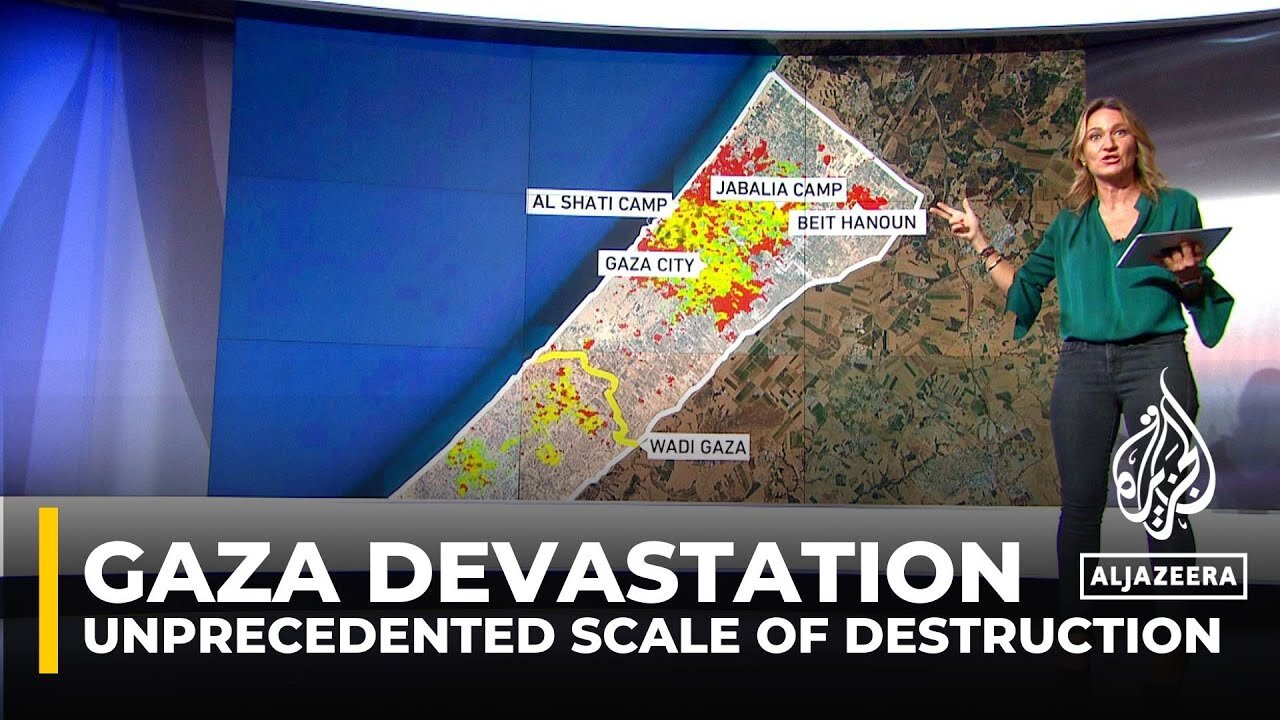 Gaza devastation: Unprecedented scale of destruction by Israeli forces