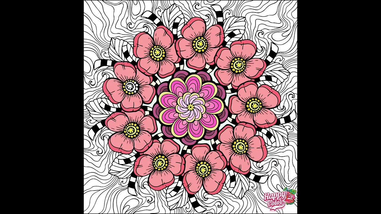 Floral mandala #shorts