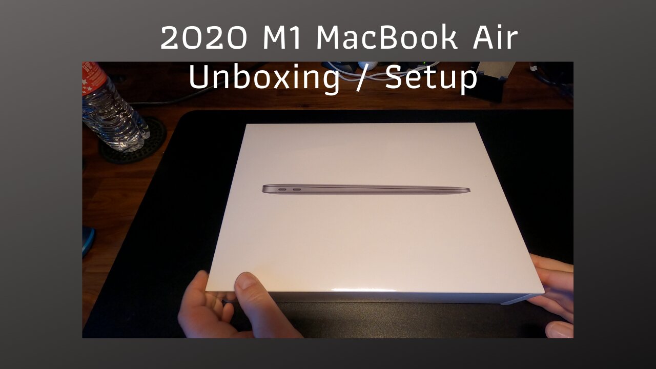 2020 M1 MacBook Air Unboxing / Setup