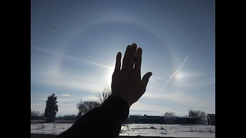 A Beautiful Sun-Halo: 18Mar21