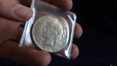 The Vegan Silver Stacker Peace Dollar!
