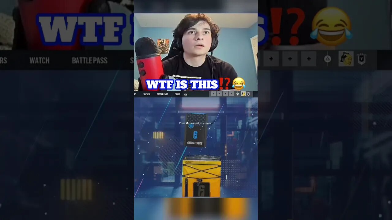 “Finally Something Decent” Alpha Pack Opening‼️😂 | #shorts #rainbowsixsiege #gaming #reaction