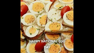 National Egg Day -- How do you think HisNibs gets his protein?